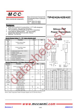 TIP42C-BP datasheet  